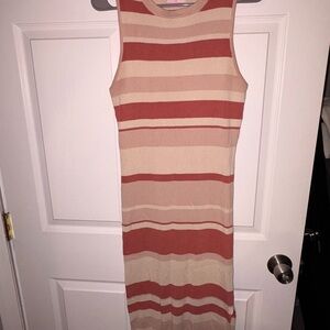 Striped Sleeveless Dress